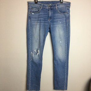 Rag & Bone Mens 32 Straight Leg Disressed Jeans